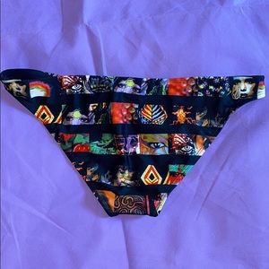 Rare Volcom collage photo bikini